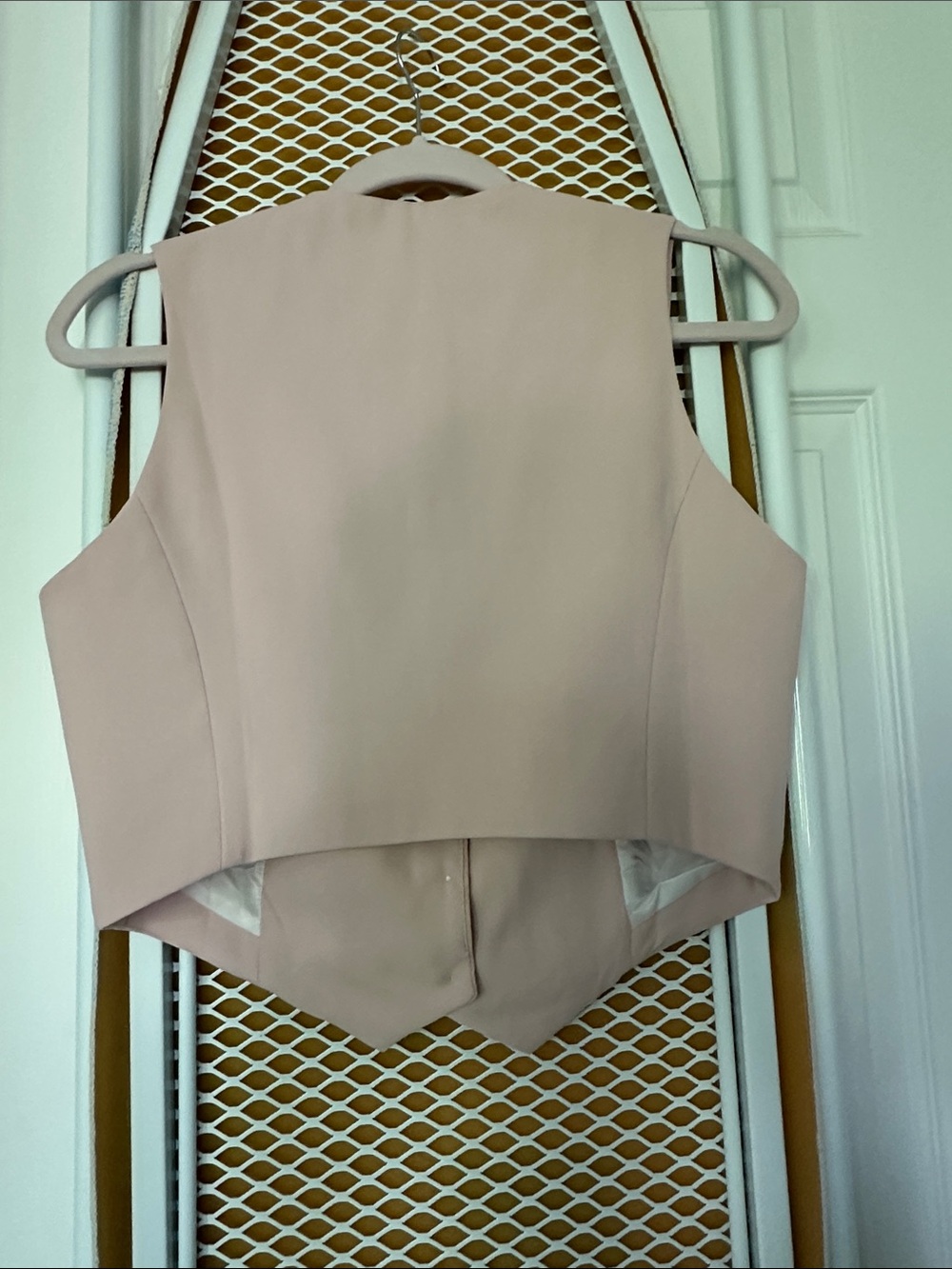 Blush Pink Button-Front Vest - Picture 3 of 3